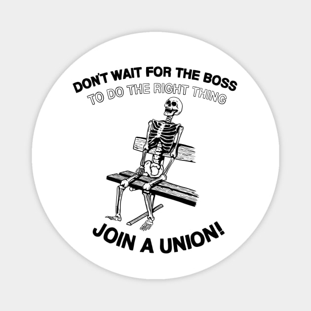 JOIN A UNION Magnet by TriciaRobinsonIllustration